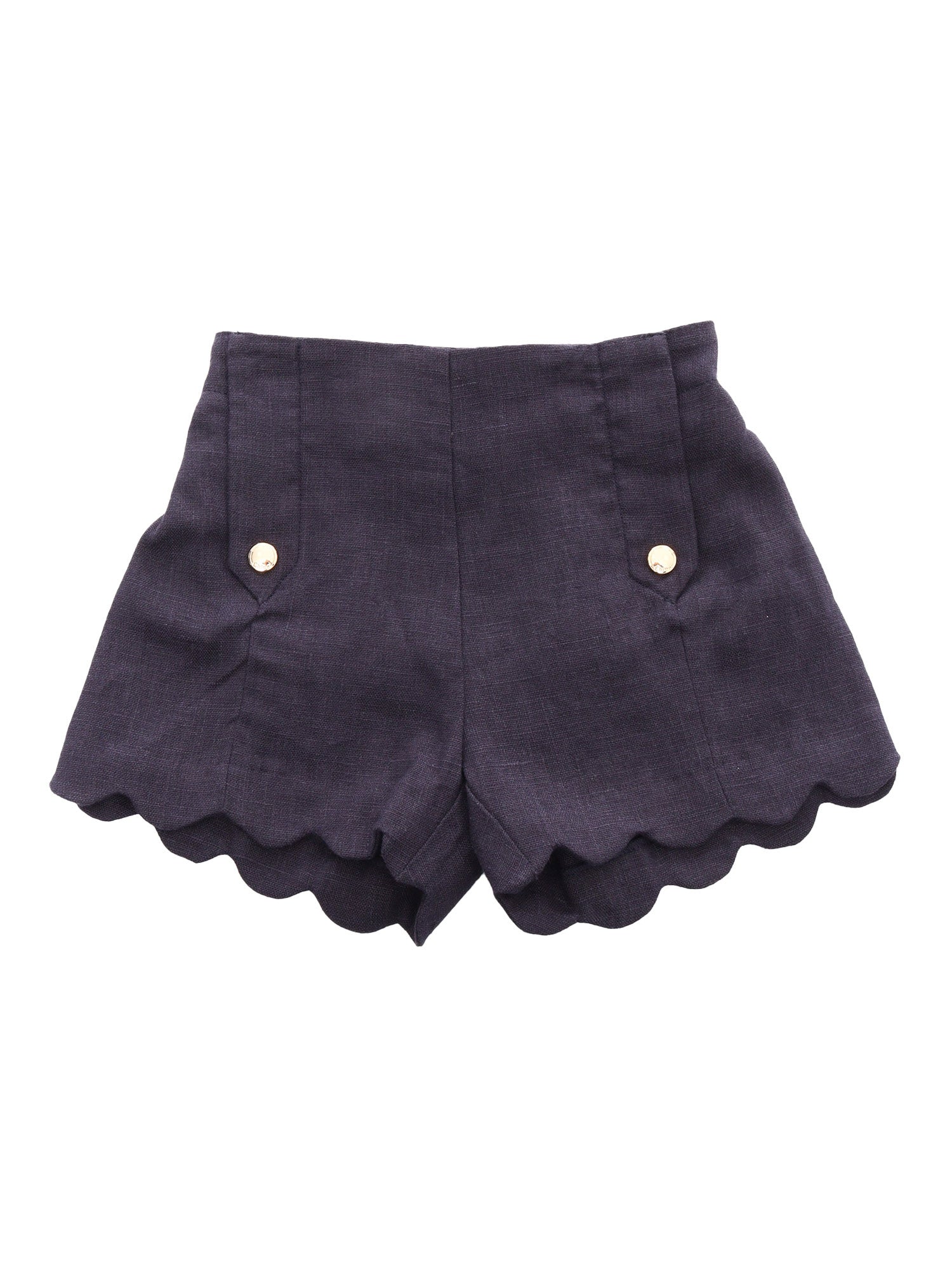 SHORTS Blue Linen