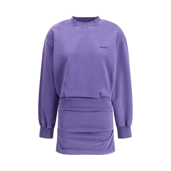 The Attico 96% Cotton 4% Elastane sweatshirt in purple