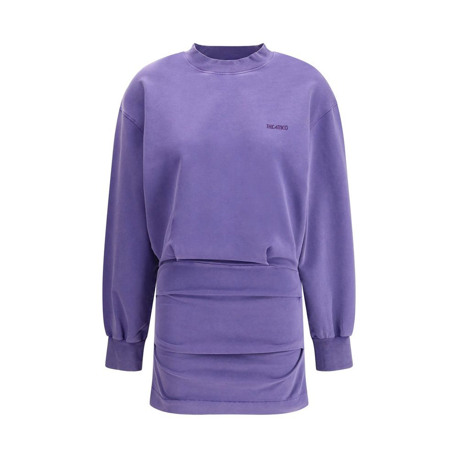 The Attico 96% Cotton 4% Elastane sweatshirt in purple
