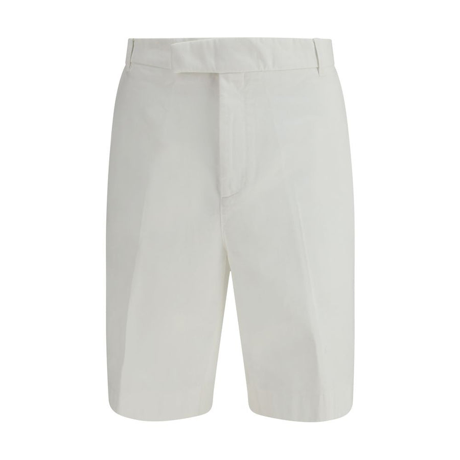 Thom Browne 65% Polyester 35% Cotton bermuda shorts in white