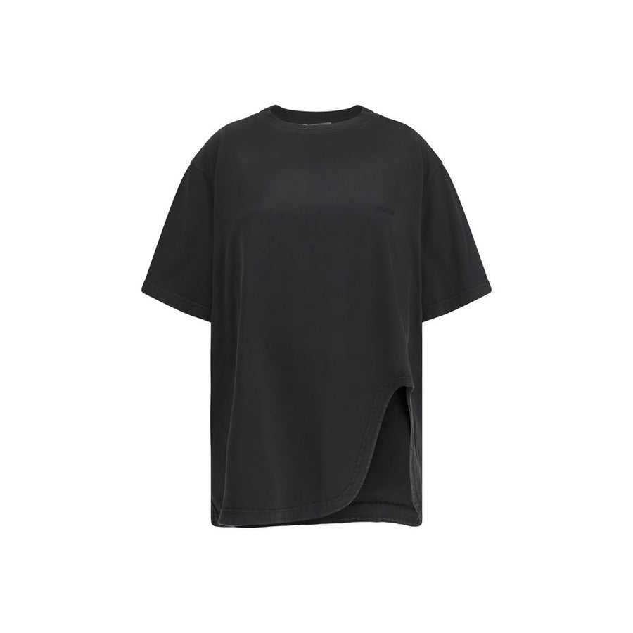The Attico 100% Cotton t-shirt in black