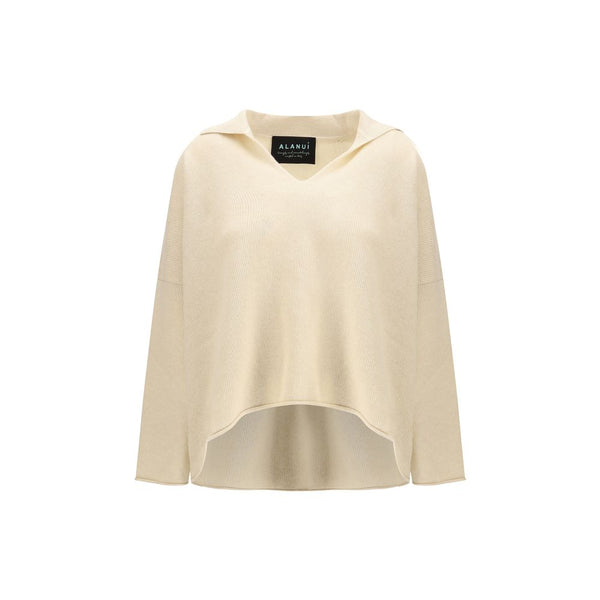 Alanui 71% Cashmere sweater in beige