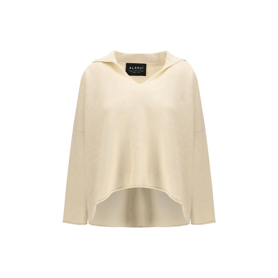 Alanui 71% Cashmere sweater in beige