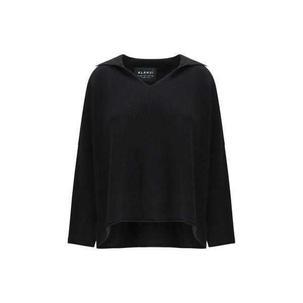 Alanui 71% Cashmere sweater in black