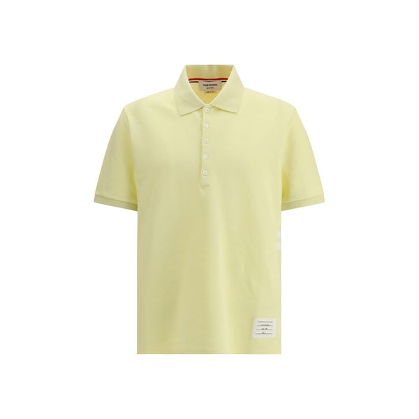 Thom Browne 100% Cotton polo shirt in yellow