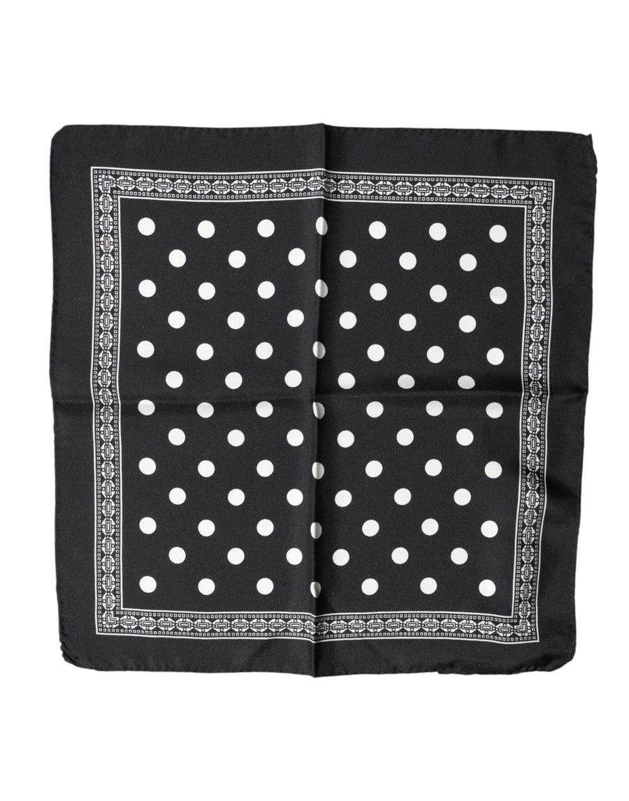 Dolce & Gabbana Silk handkerchief in black