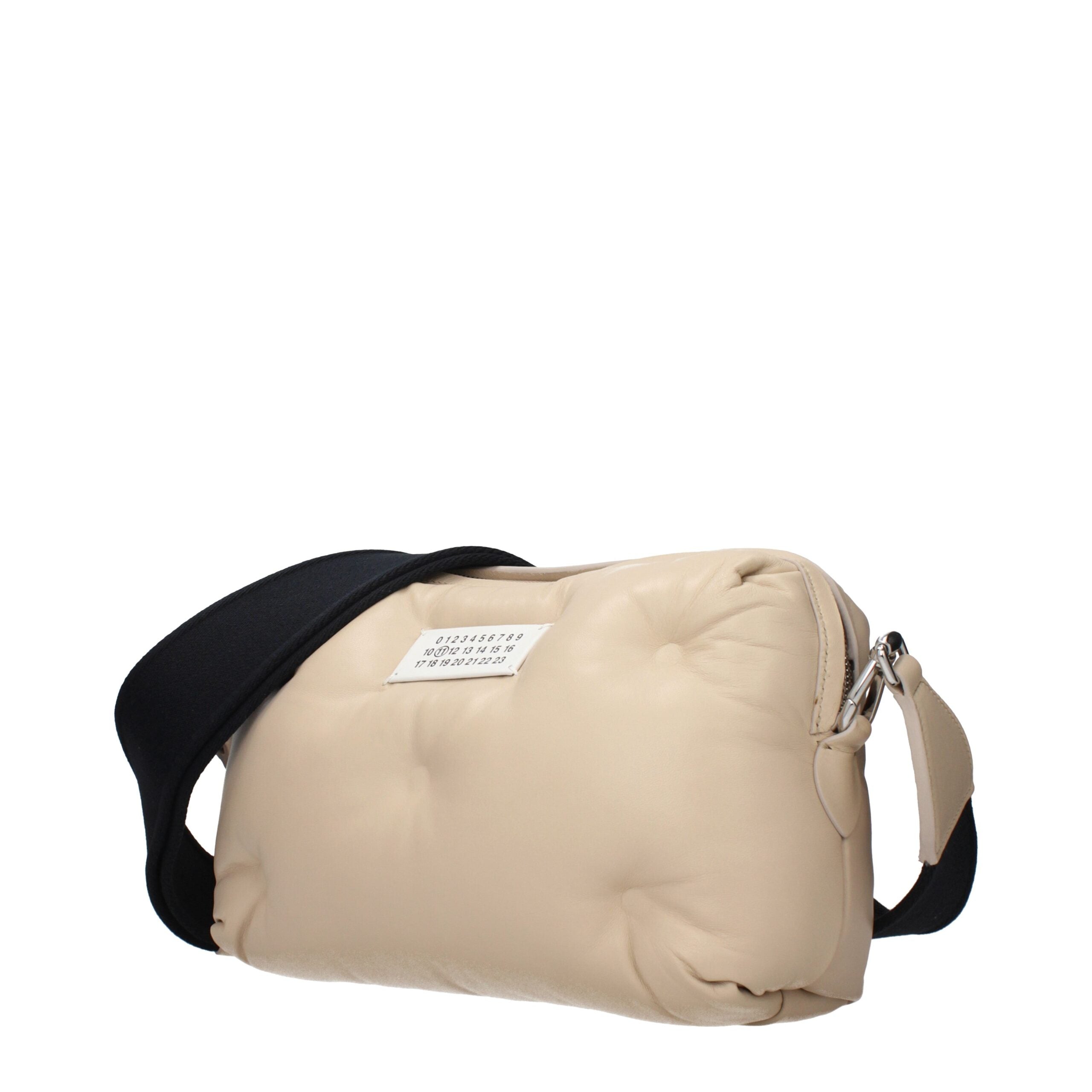Maison Margiela Leather clutch in beige — view 2