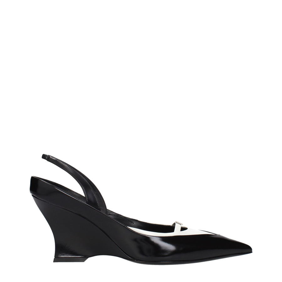 Givenchy wedge slingback in black