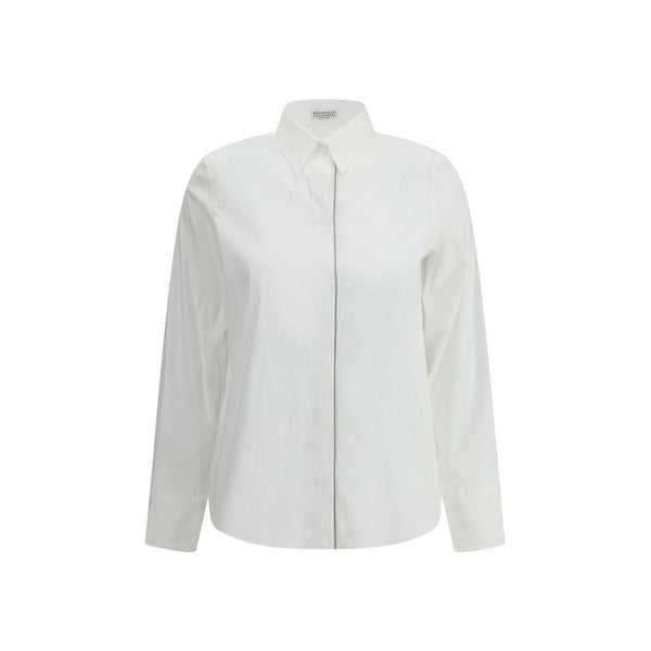 Brunello Cucinelli 100% Cotton shirt in white