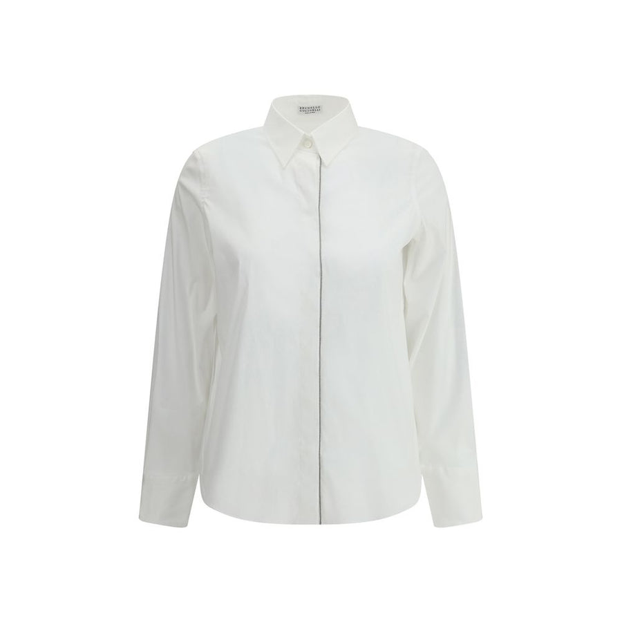 Brunello Cucinelli 100% Cotton shirt in white