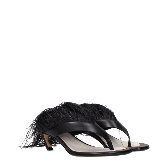 Lanvin sandals in black — view 2