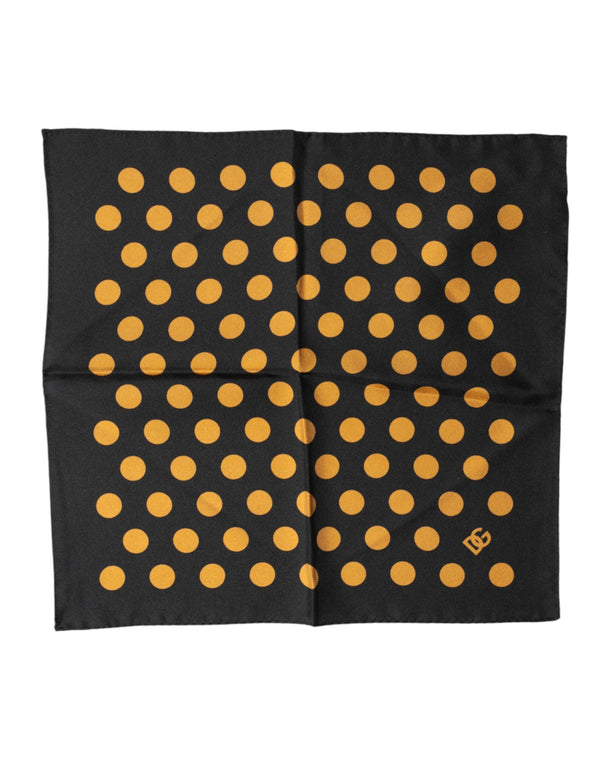 Dolce & Gabbana 100% Silk handkerchief in black