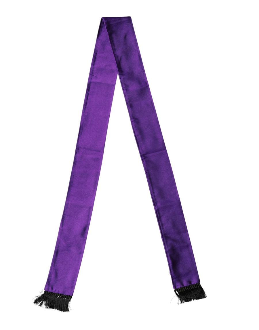 Dolce & Gabbana 100% Silk scarf in purple