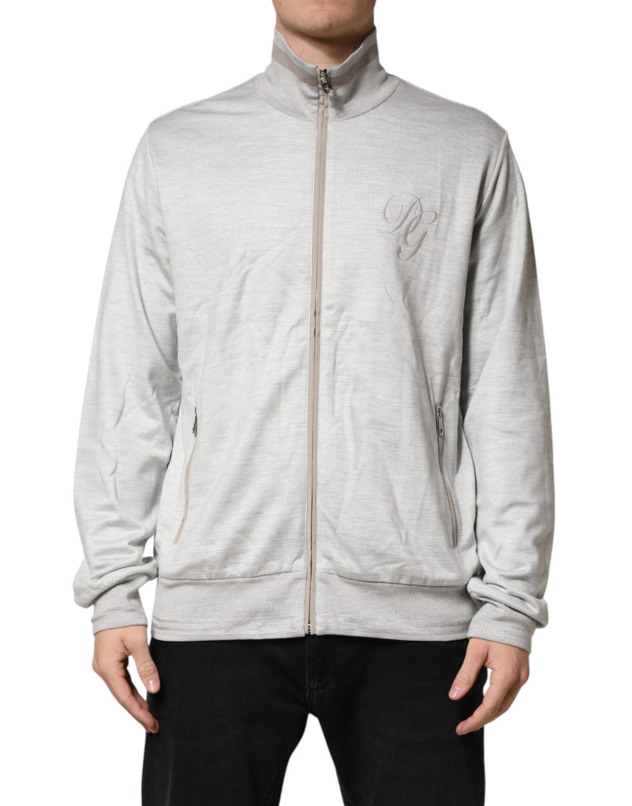 Dolce & Gabbana 55% Cotton cardigan in gray