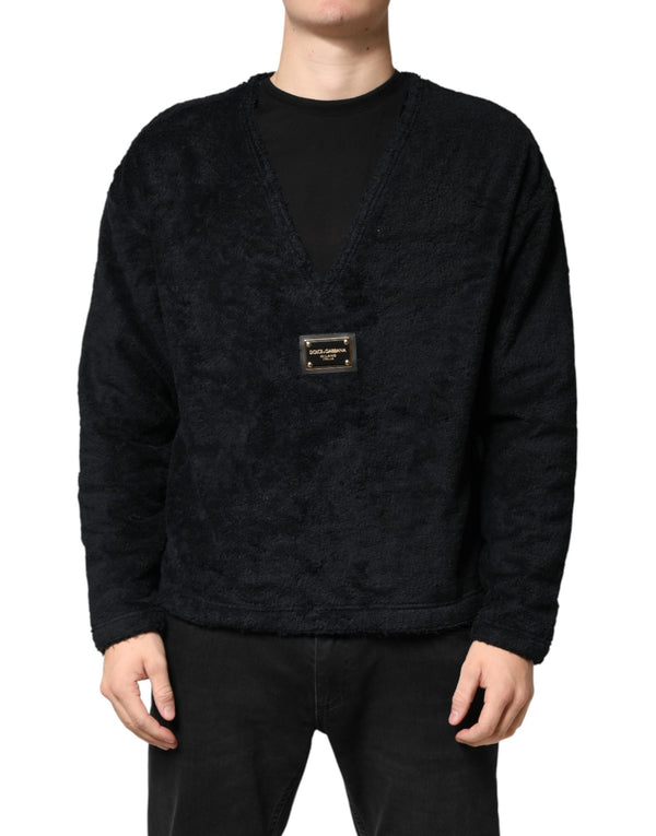 Dolce & Gabbana 100% Cotton sweatshirt in black