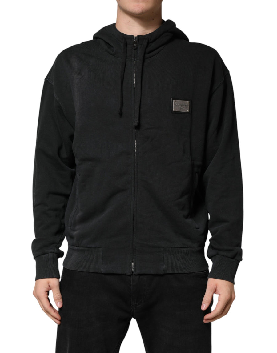 Dolce & Gabbana 100% Cotton hoodie in black