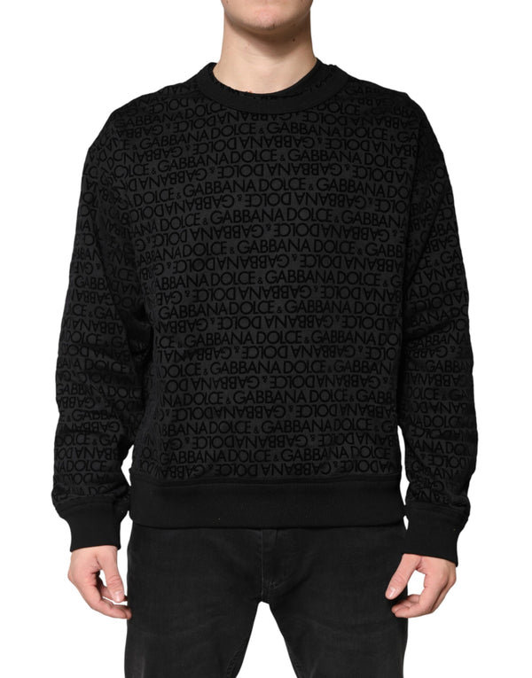 Dolce & Gabbana 100% Cotton sweatshirt in black