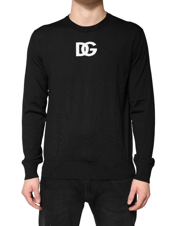 Dolce & Gabbana 27% Polyamide sweatshirt in black