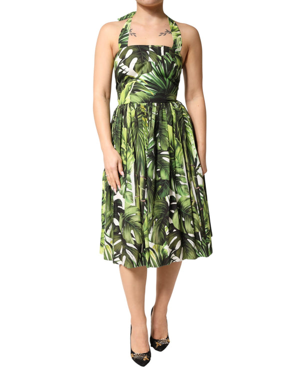 Dolce & Gabbana 100% Cotton dress in green