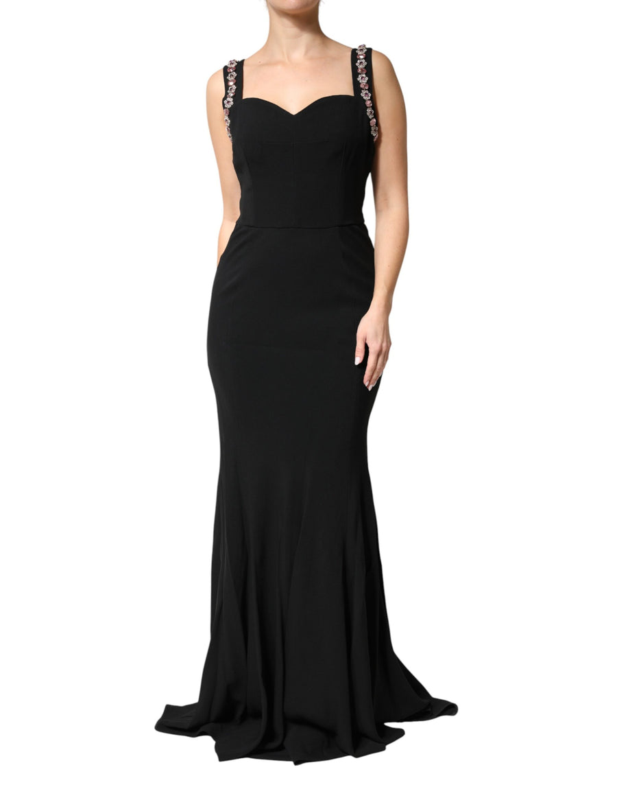 Dolce & Gabbana 46% Acrylic gown in black