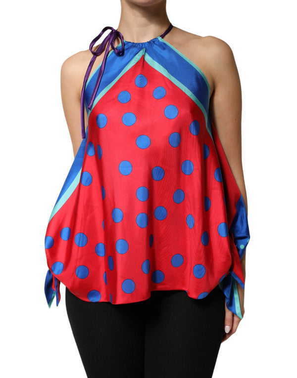 Dolce & Gabbana 100% Silk tank top in red