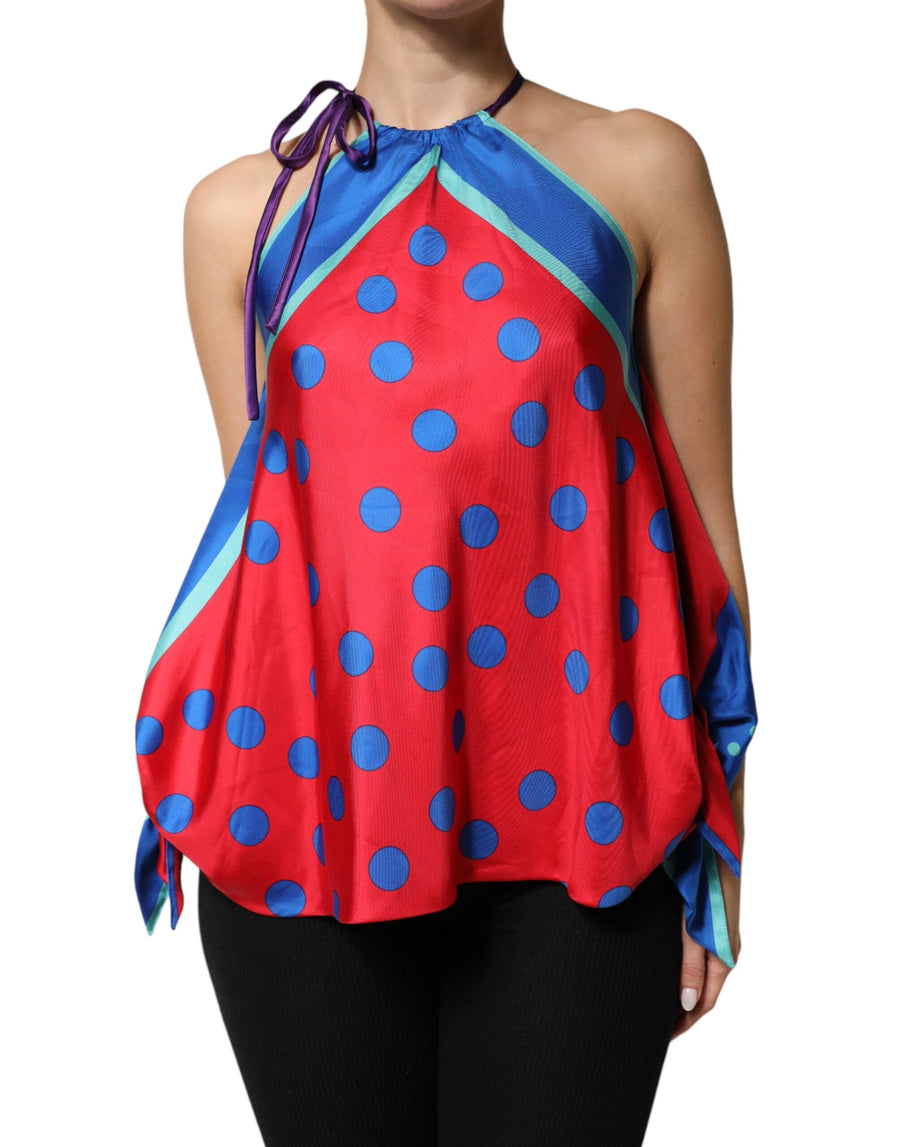 Dolce & Gabbana 100% Silk tank top in red
