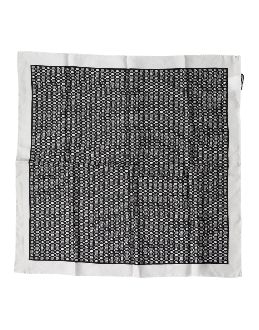 Dolce & Gabbana 100% Silk scarf in black