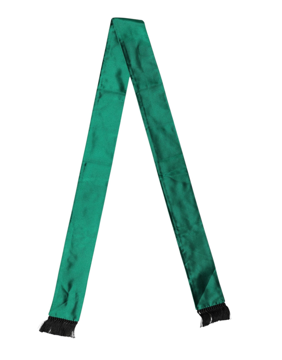 Dolce & Gabbana 100% Silk scarf in green