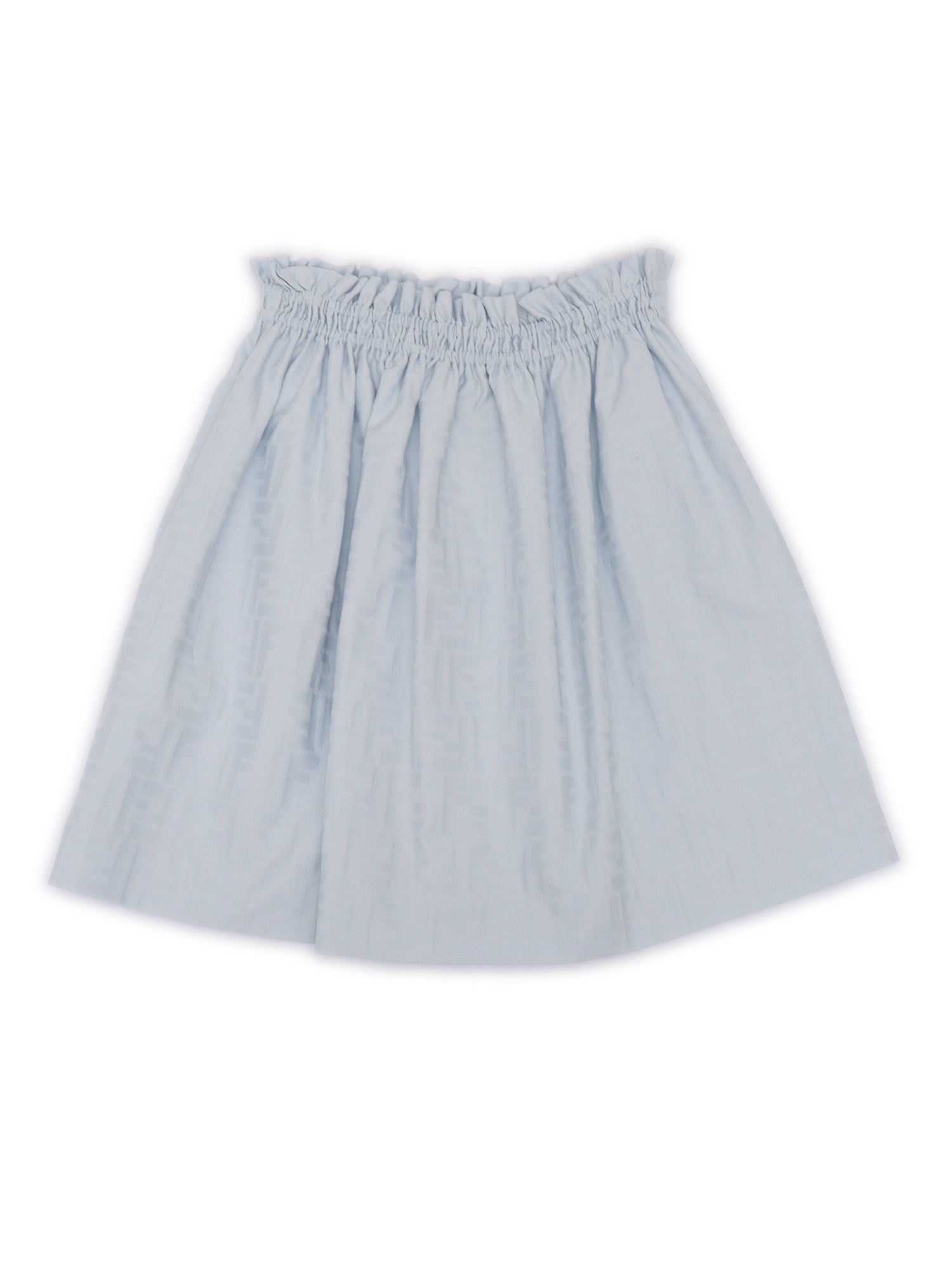 FF COTTON SKIRT Blue Embroidery Polyester