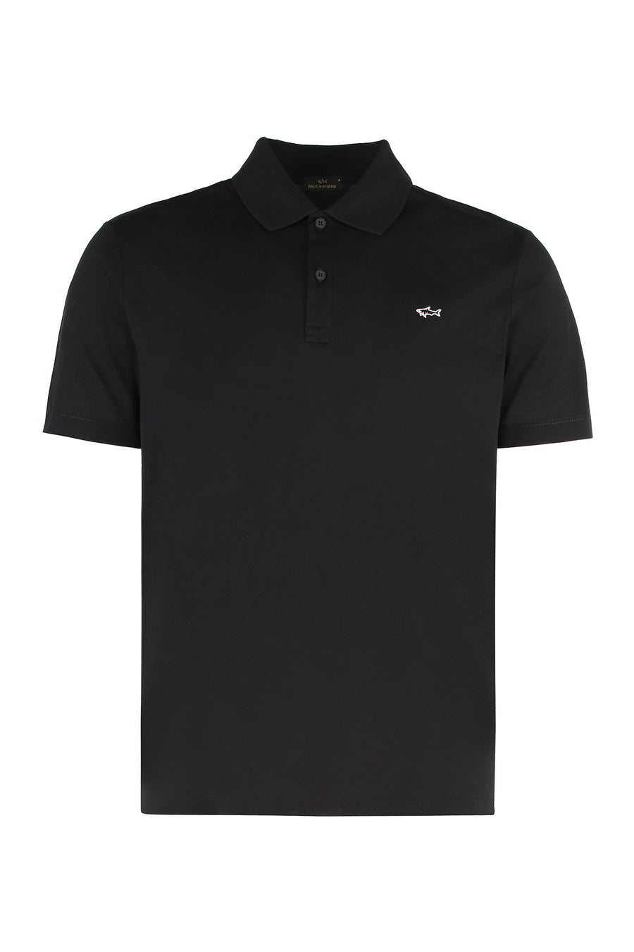 Cotton-Piqué Polo Shirt Black