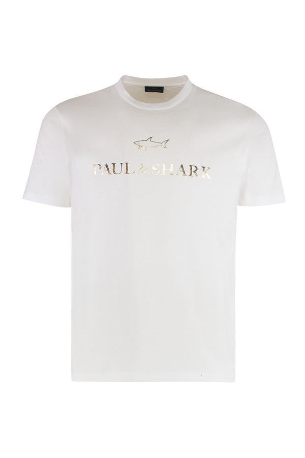 Cotton Jersey Logo T-Shirt White T-shirts