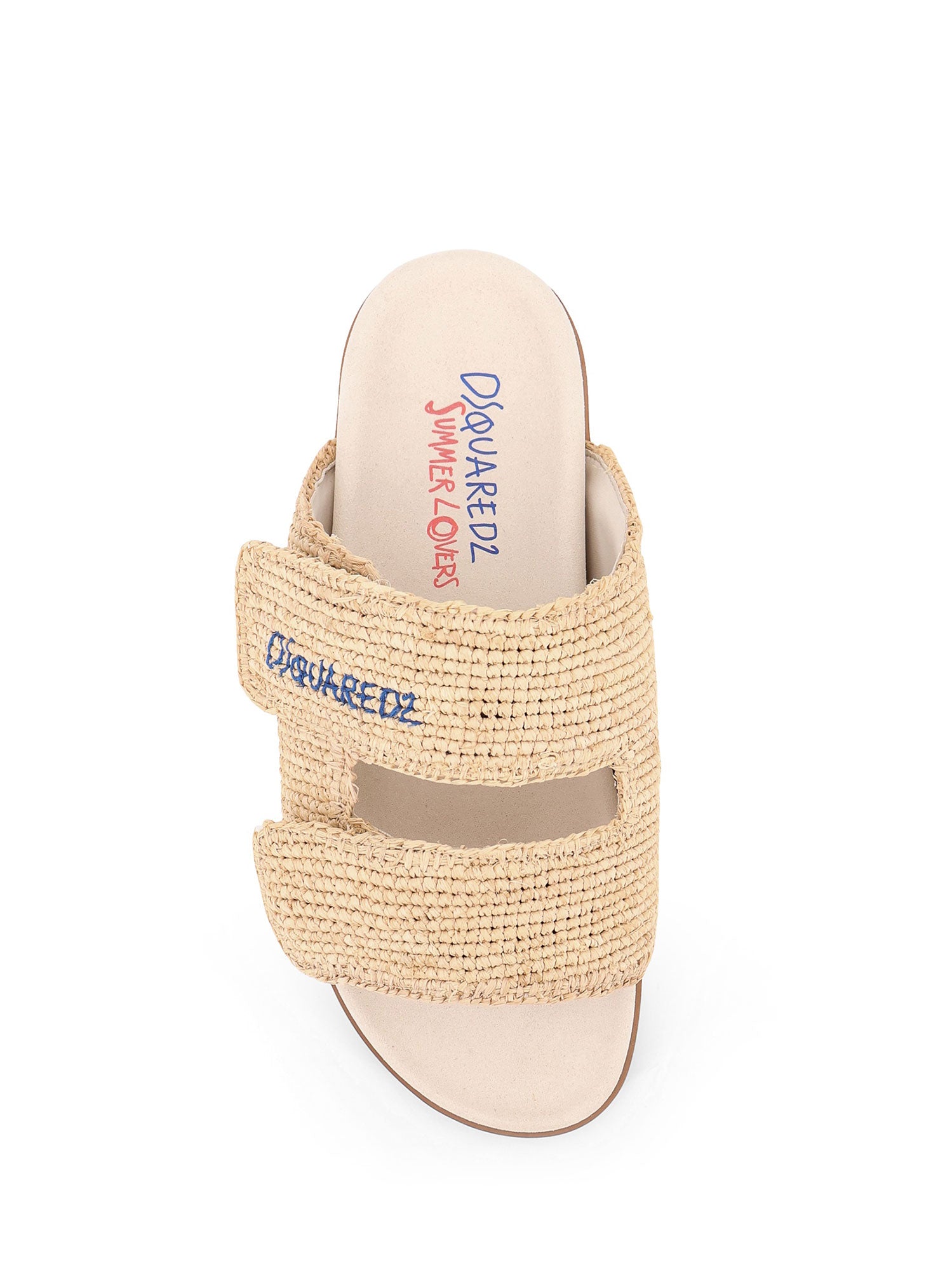 Dsquared2 Sandals Blue Raffia