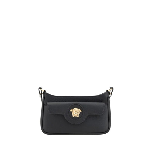 Versace 100% Calf Leather Bos Taurus shoulder bag in black