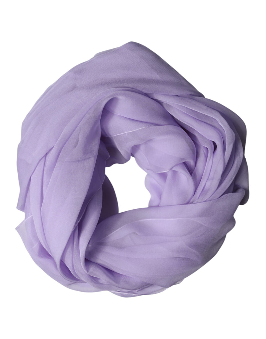 Dolce & Gabbana 100% Silk shawl in purple
