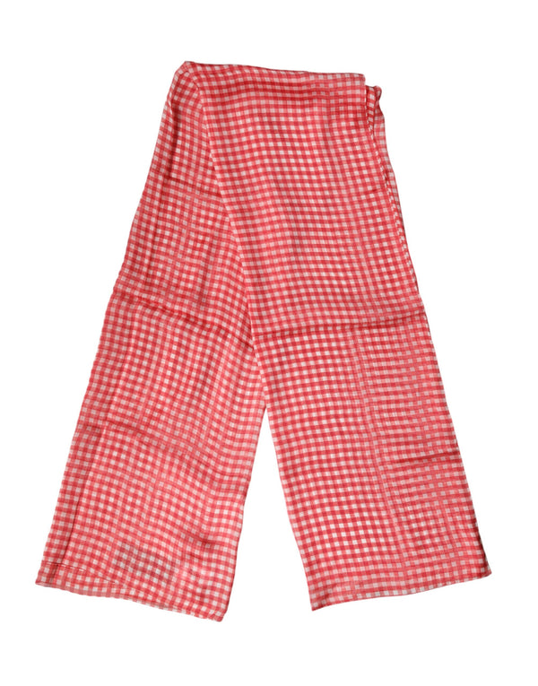 Dolce & Gabbana 100% Silk shawl in red