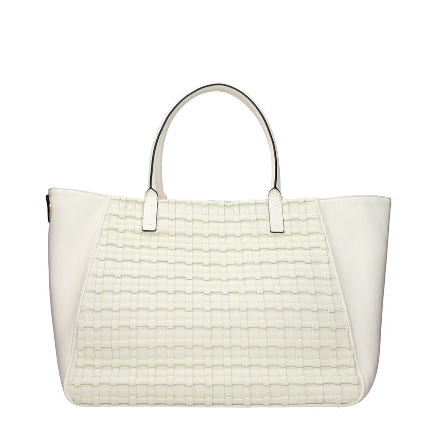 Valentino Garavani Leather tote bag in beige