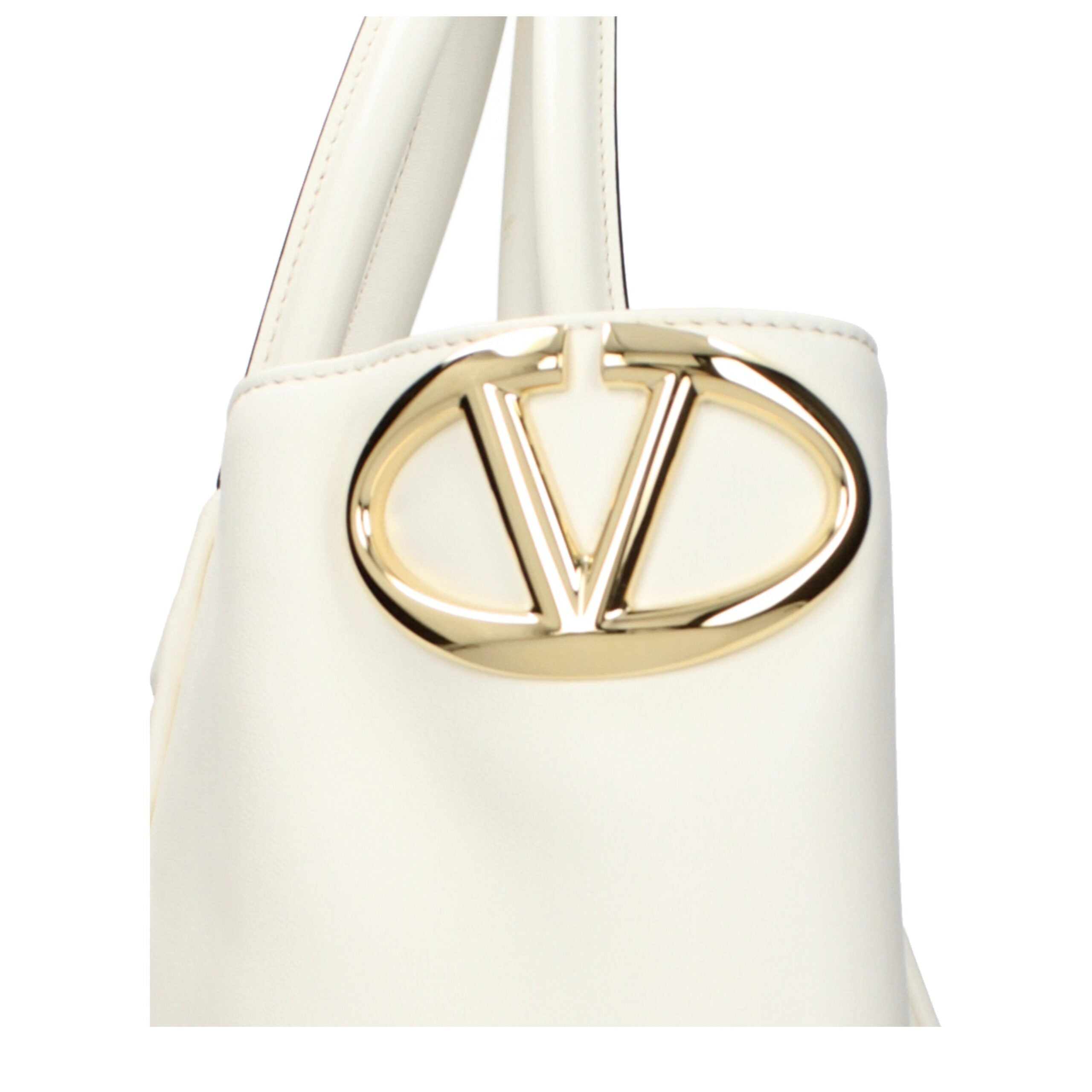 Beige Leather Handbag Bag