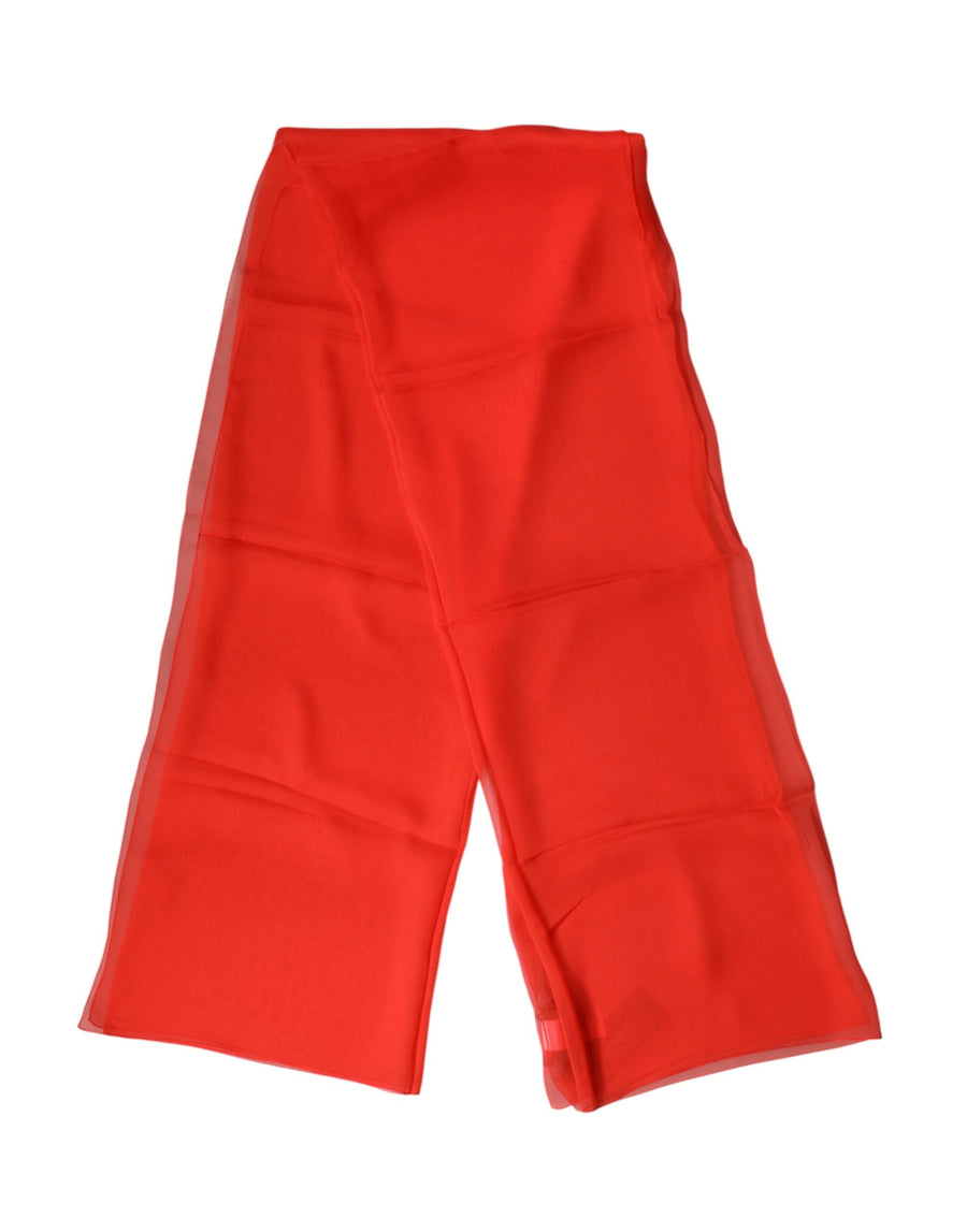 Dolce & Gabbana 100% Silk shawl in red