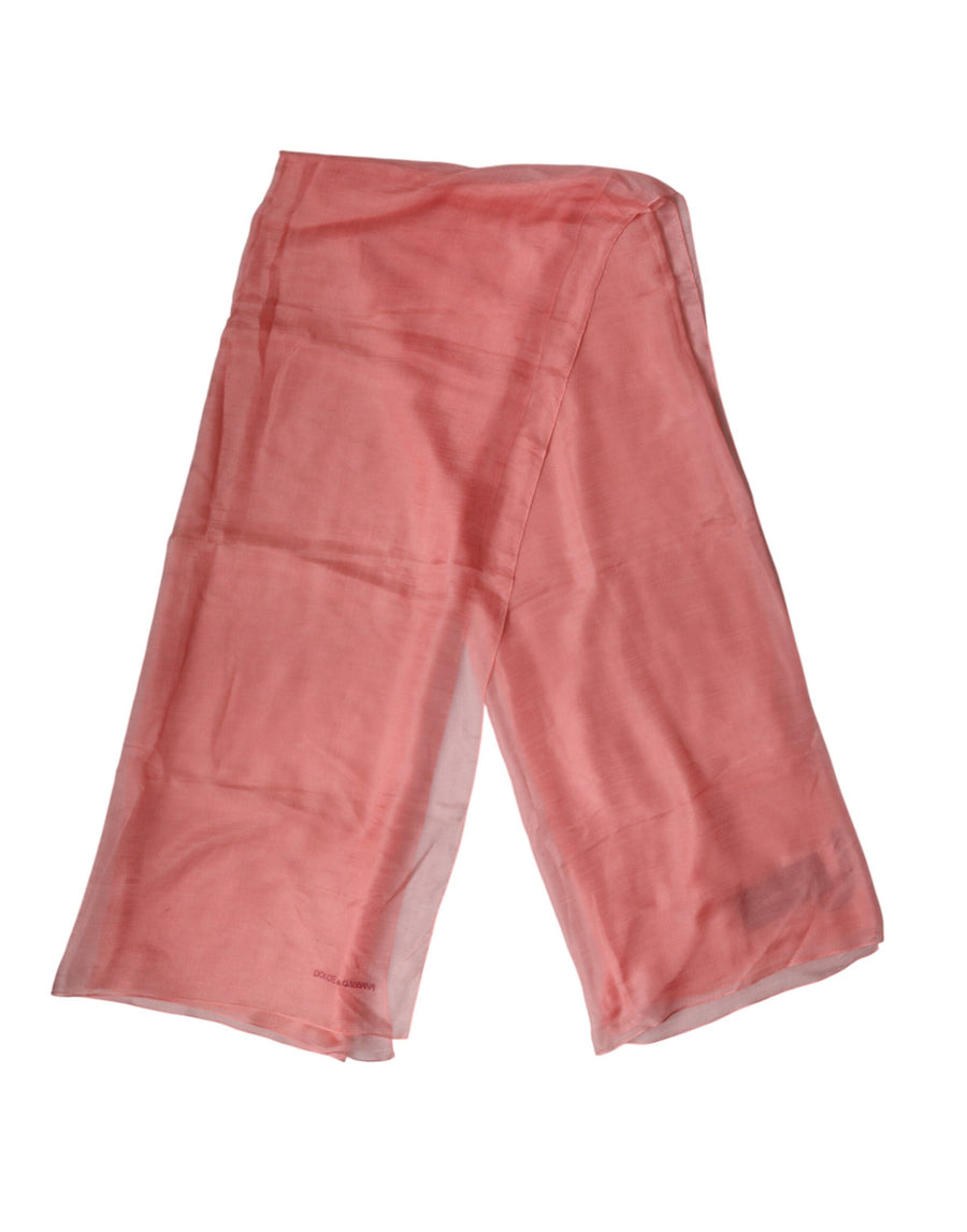 Dolce & Gabbana 35% silk shawl in pink