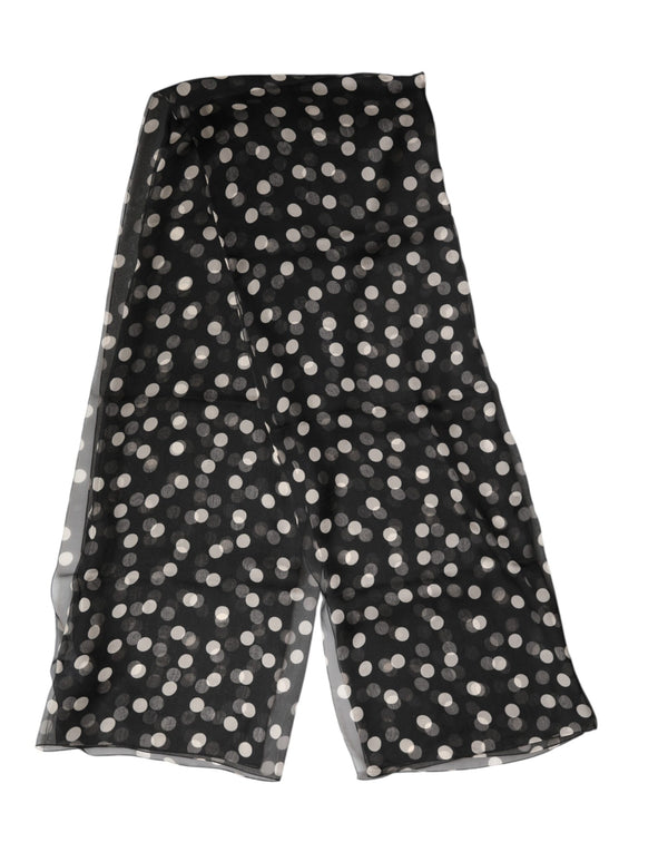 Dolce & Gabbana 100% Silk shawl in black