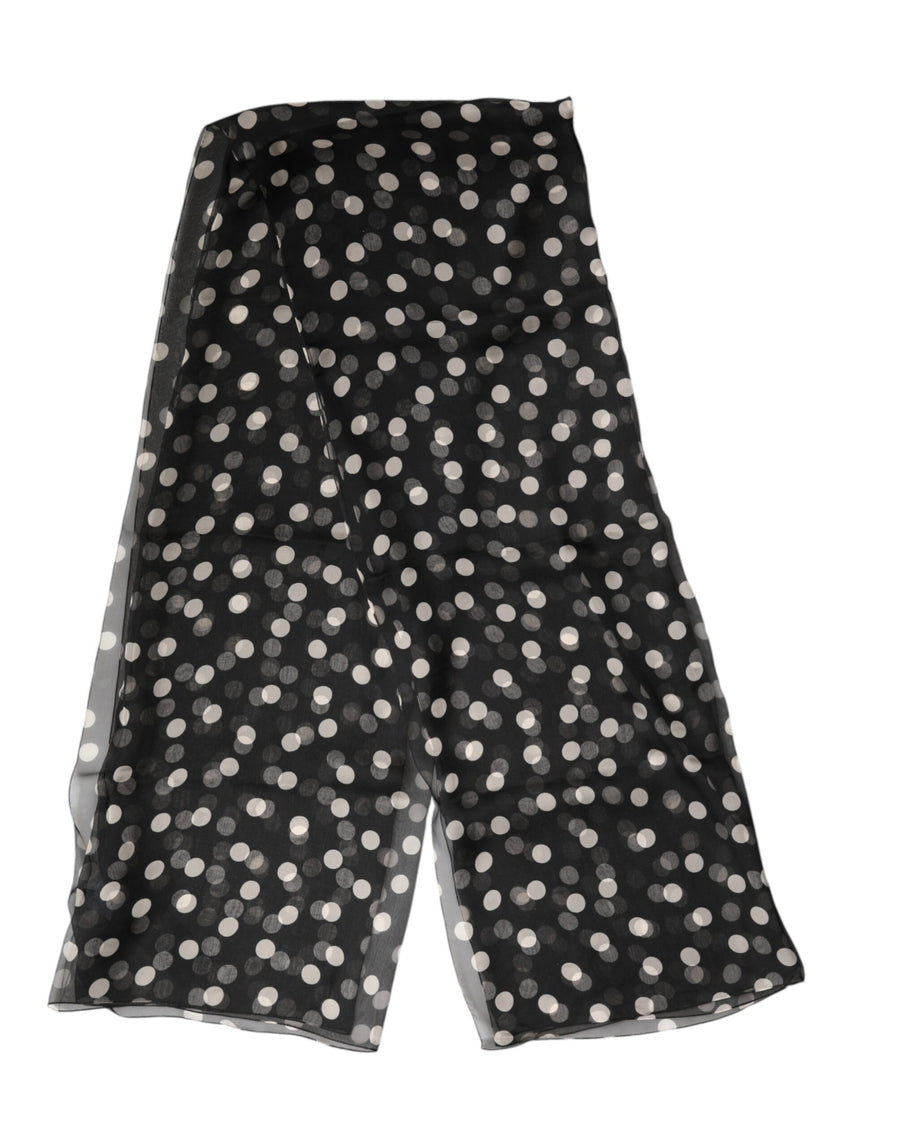 Dolce & Gabbana 100% Silk shawl in black