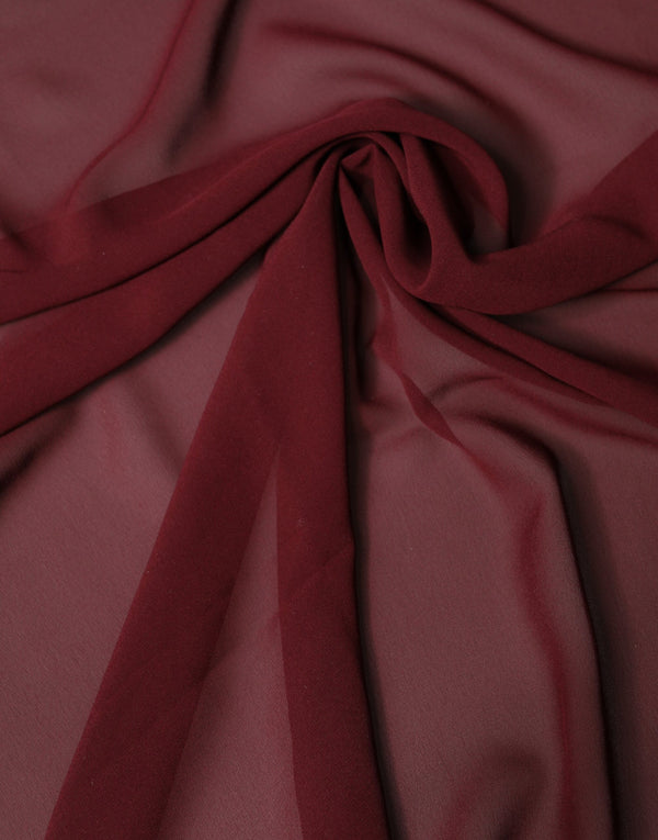 Dolce & Gabbana 100% Silk shawl in maroon
