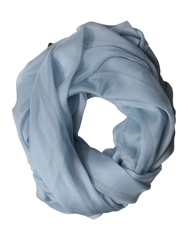 Dolce & Gabbana 100% Silk scarf in blue
