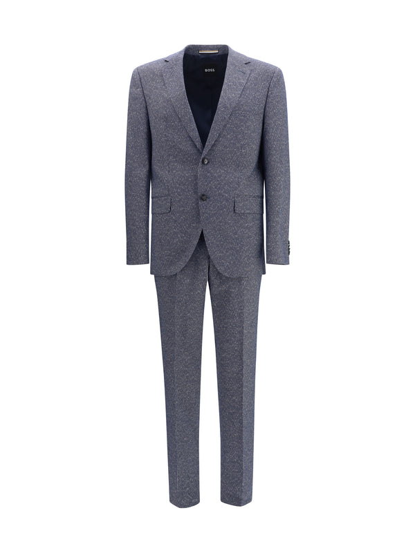 Hugo Boss Black 48% Viscose suit in gray