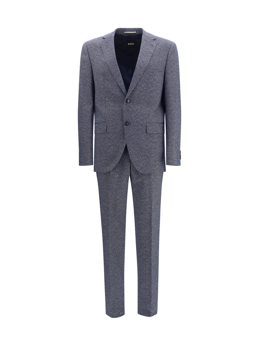 Hugo Boss Black 48% Viscose suit in gray