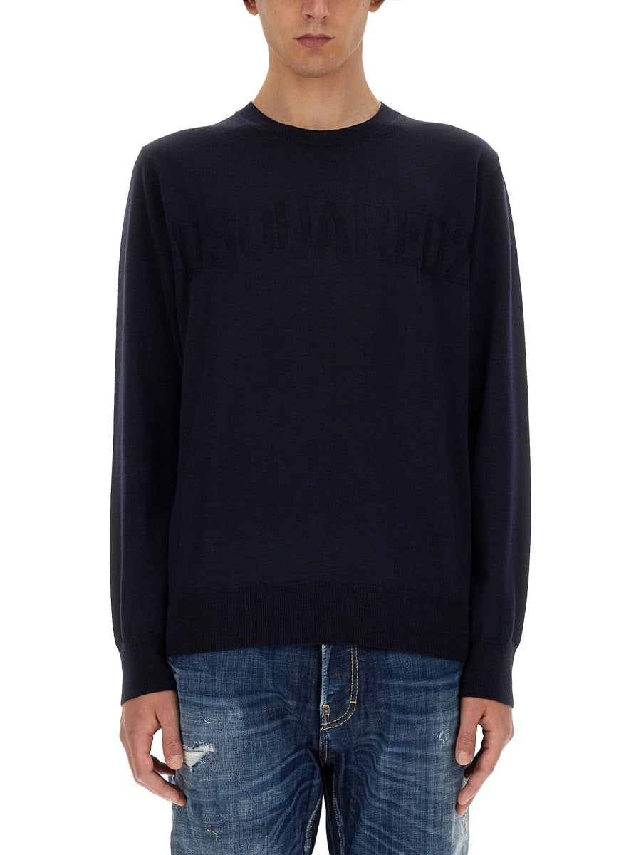 Wool Jersey Blue Jumpers