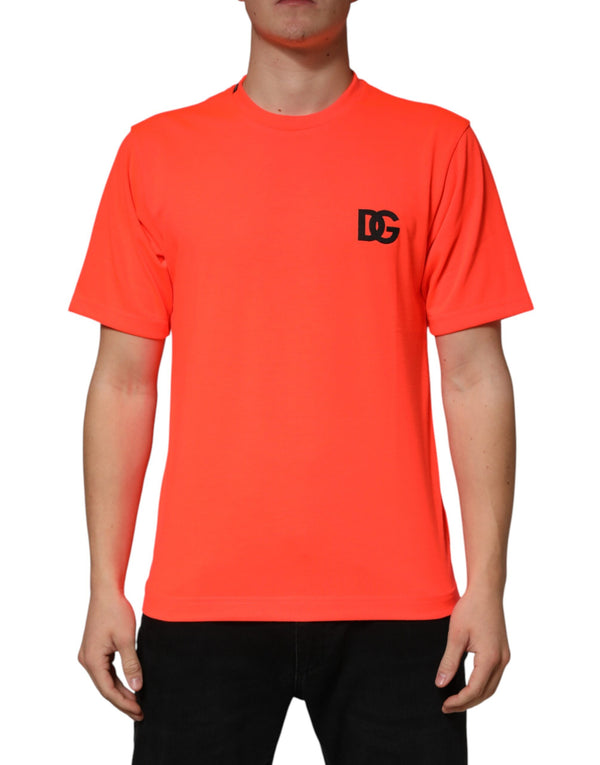 Dolce & Gabbana 100% Polyester t-shirt in orange