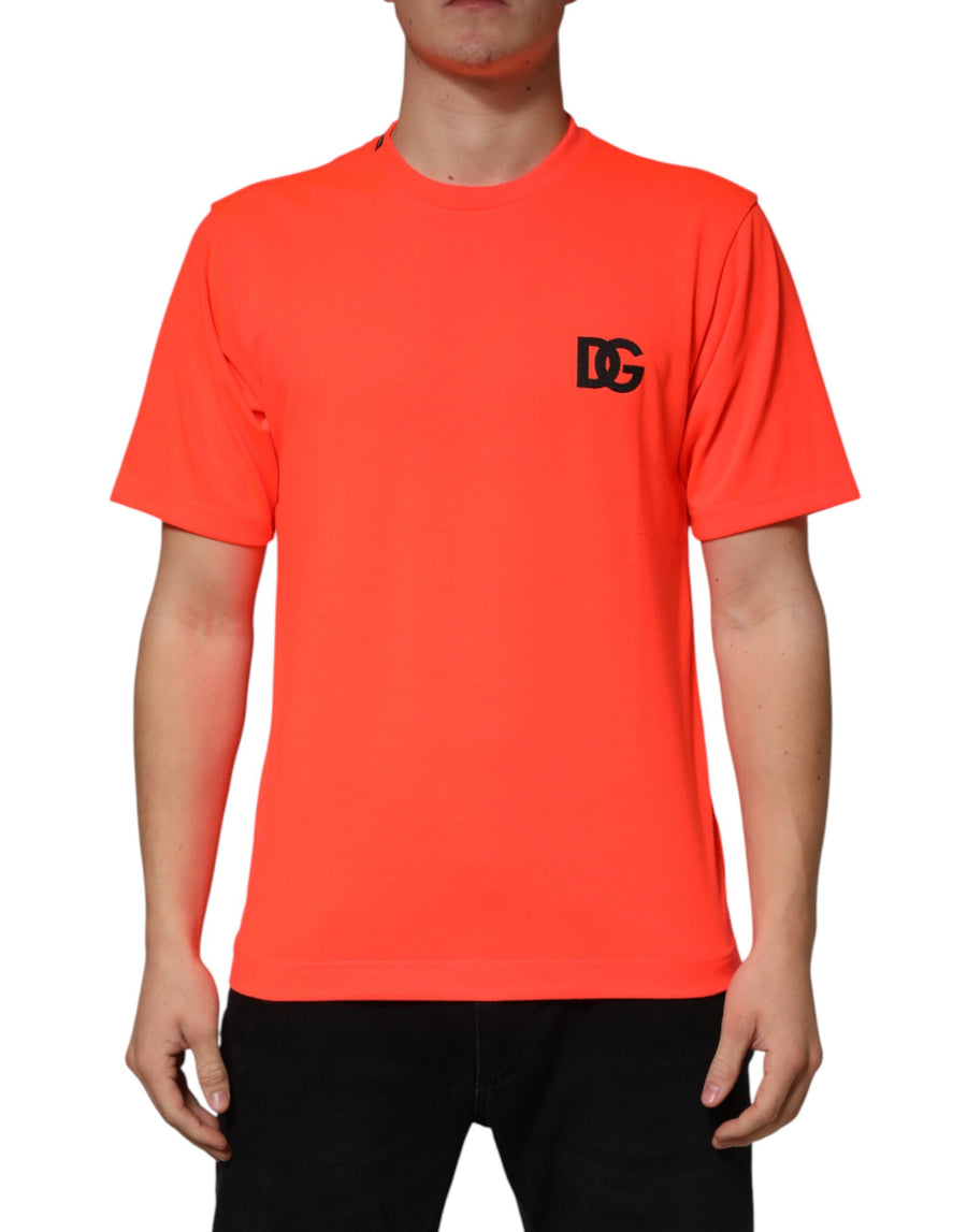Dolce & Gabbana 100% Polyester t-shirt in orange