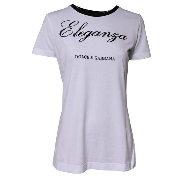 Dolce & Gabbana 100% Cotton t-shirt in white