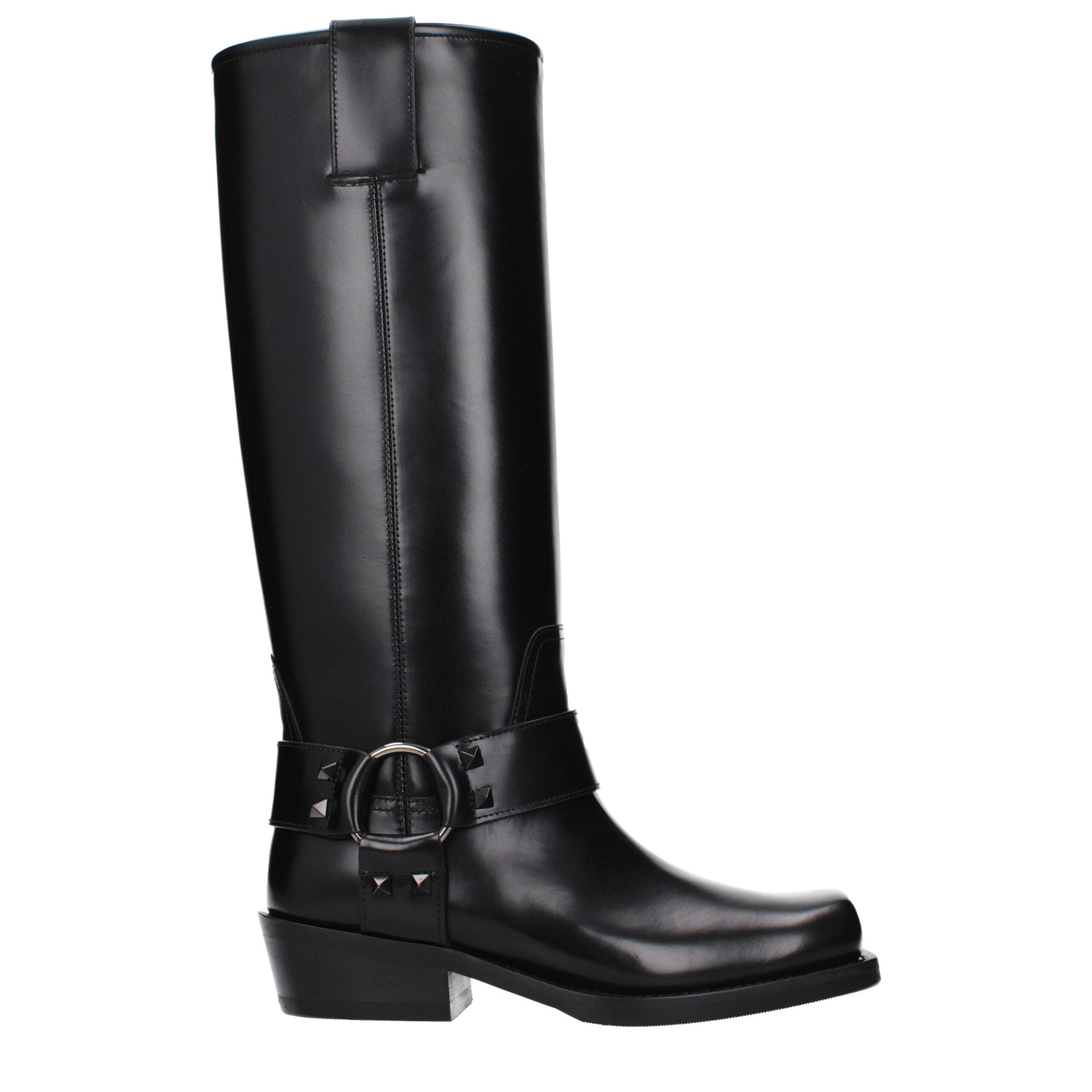Valentino Garavani Leather boot in black